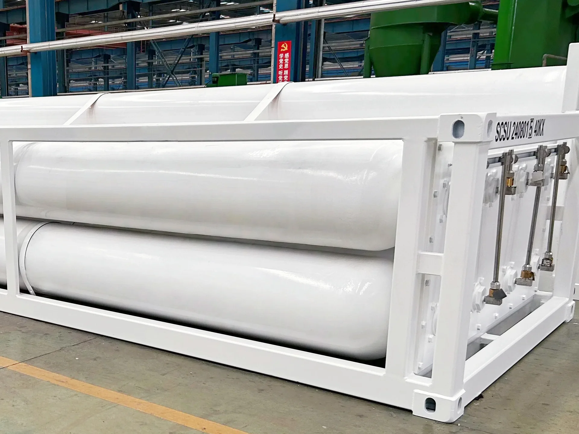 8Tubes 40ft Jumbo Tube Skid Container 8Tubes 40ft Jumbo Tube Skid Container